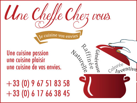 Cheffe cuisinière à domicile Saint Jean de Sixt un chef cuisinier vient chez vous et organise votre repas et vous ne vous occuper de rien