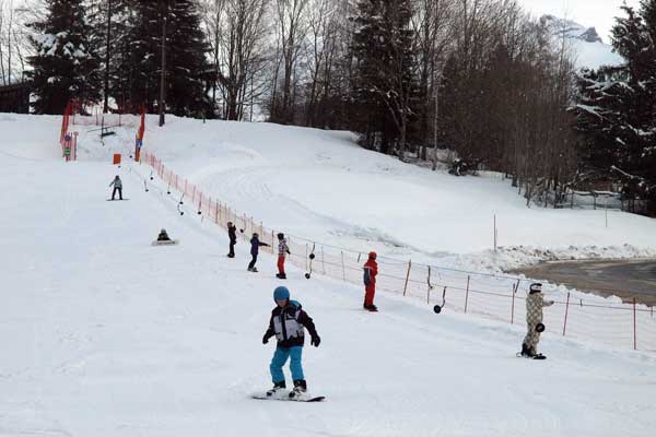 espace pour débutants et enfants vacances Haute Savoie