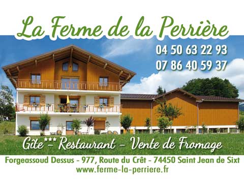 restaurant de spécialités savoyardes tomme reblochon du pays, charcuterie artisanale préparation maison la ferme de la perrière
